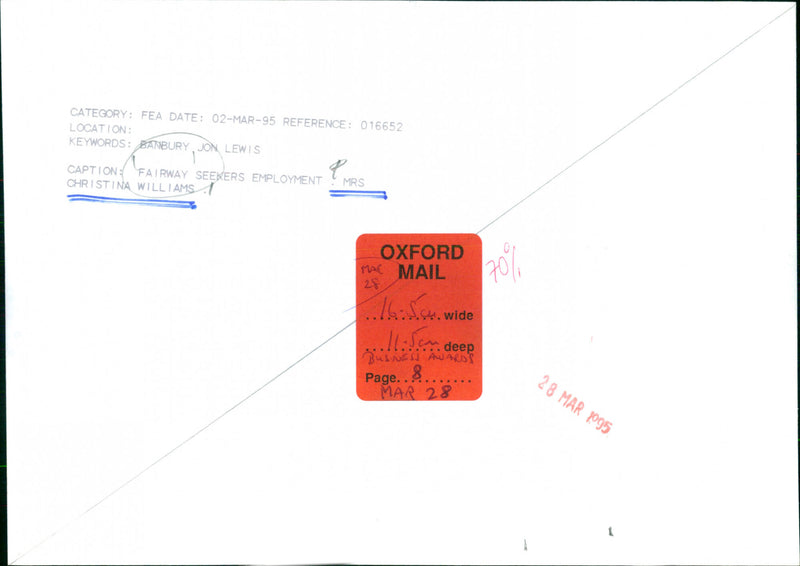 Christina Williams - Vintage Photograph