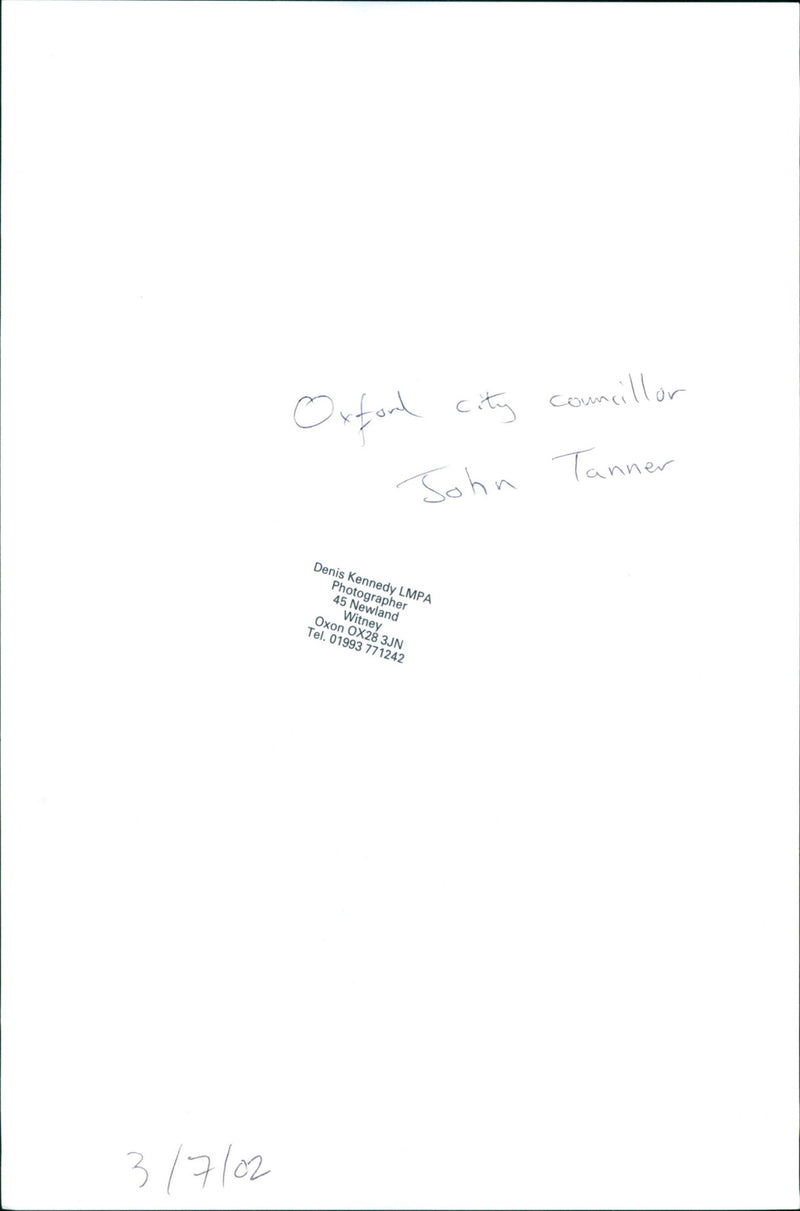 John Tanner - Vintage Photograph