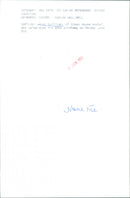 Mick Sullivan - Vintage Photograph