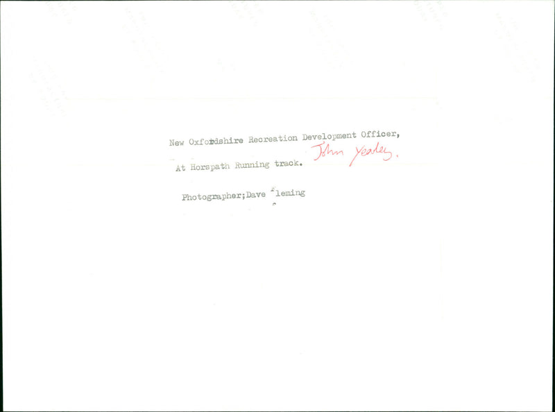 John Yearley - Vintage Photograph