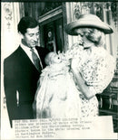 Prince William with Prince Charles and Princess Diana - Vintage Photograph