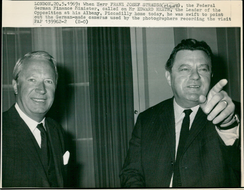 Franz-Josef Strauss - Vintage Photograph