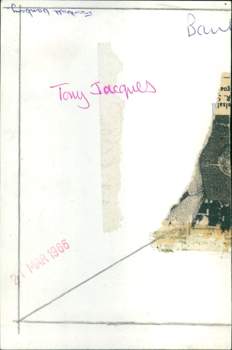 Tony Jacques - Vintage Photograph