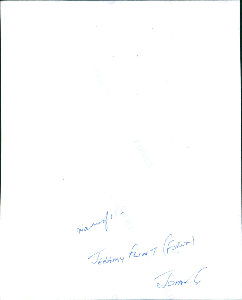 Jeremy Flint - Vintage Photograph