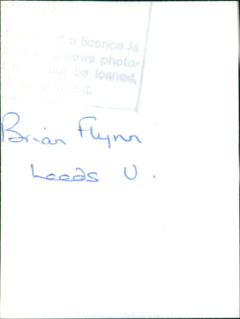 Brian Flynn - Vintage Photograph