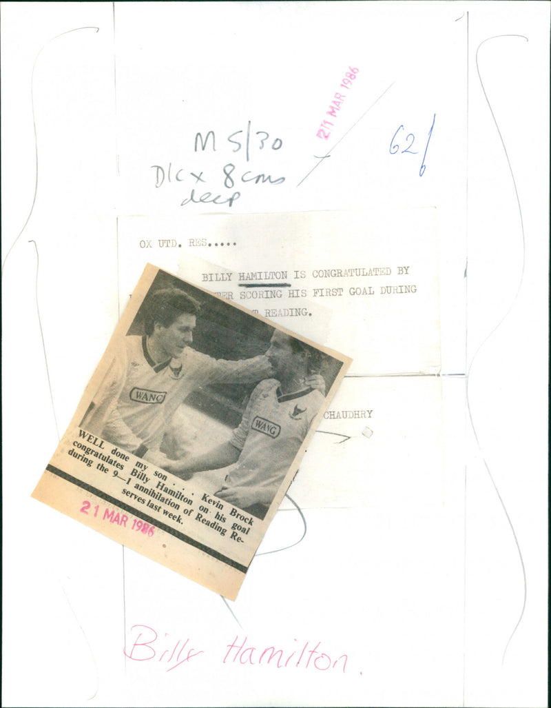 Billy Hamilton - Vintage Photograph