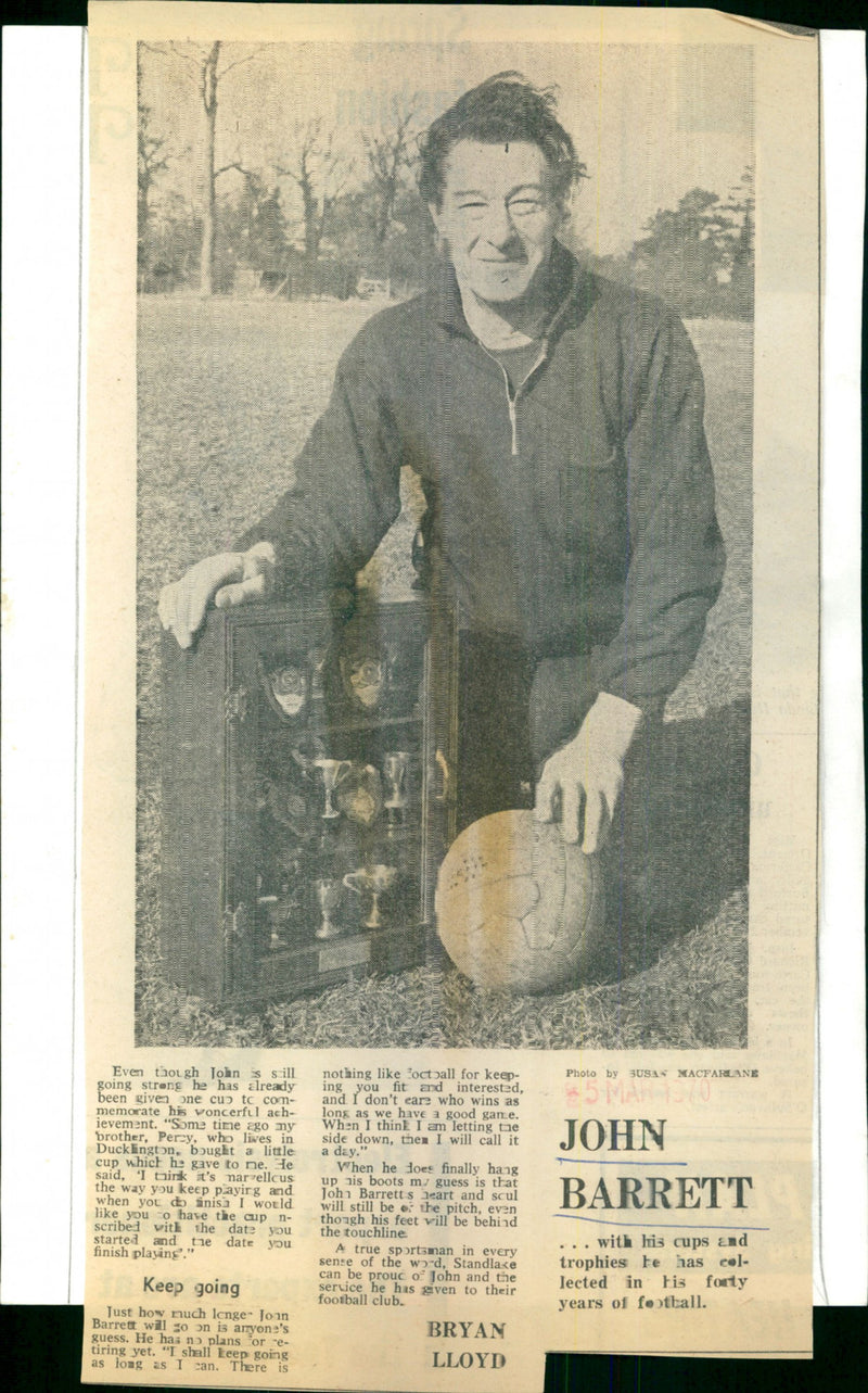 John Barrett - Vintage Photograph