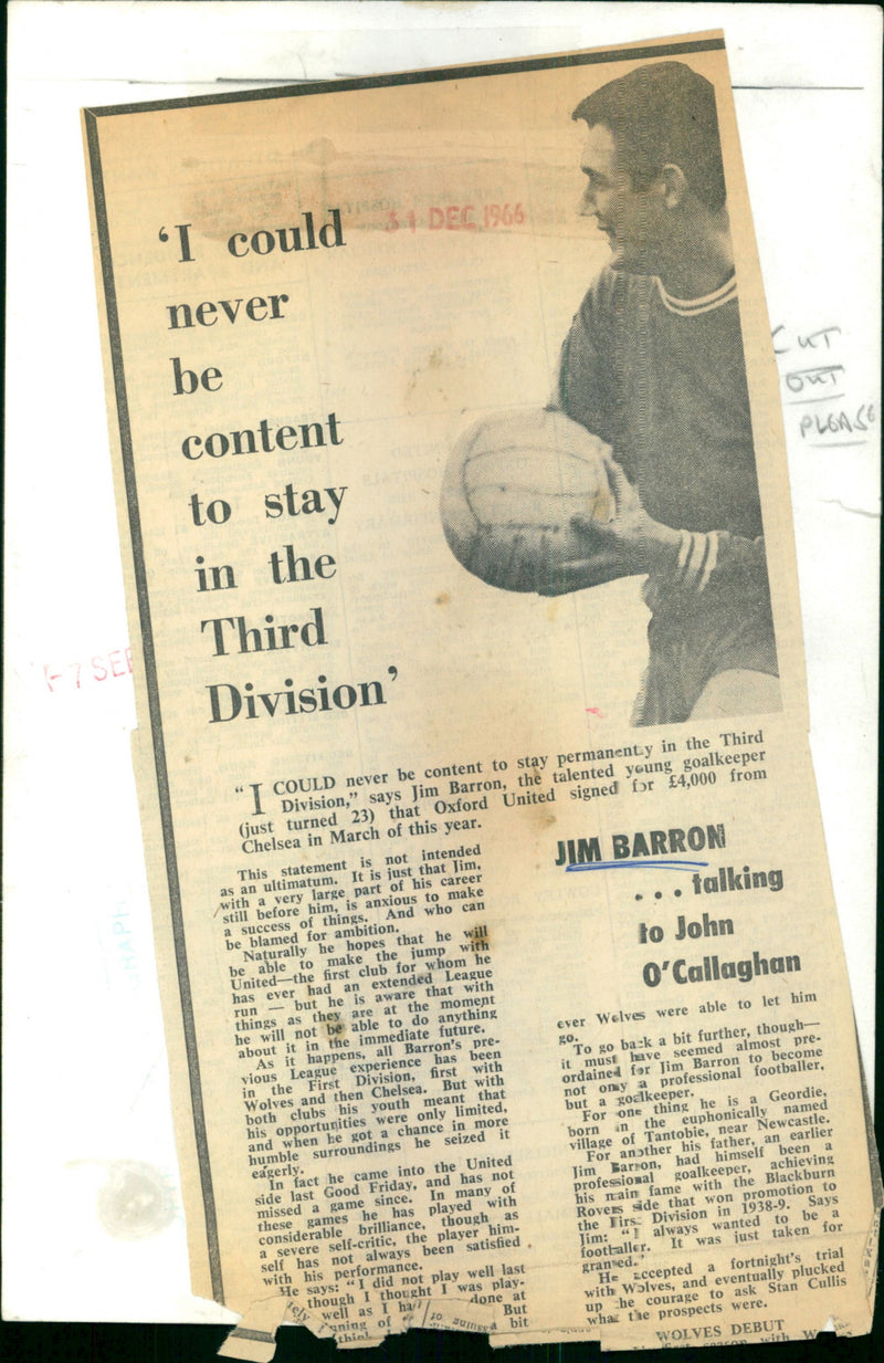 Jim Barron - Vintage Photograph