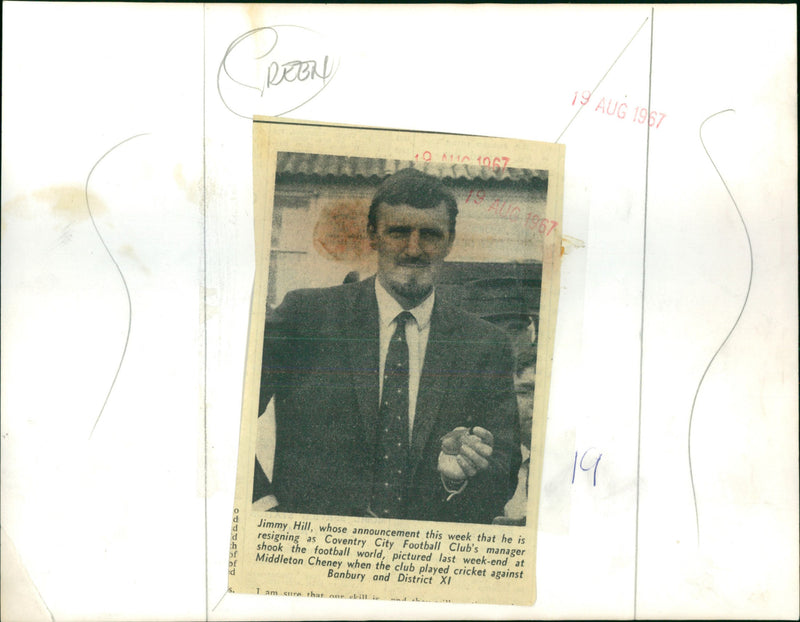 Jimmy Hill - Vintage Photograph