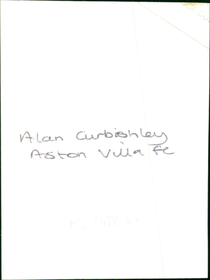 Alan Curbishley - Vintage Photograph
