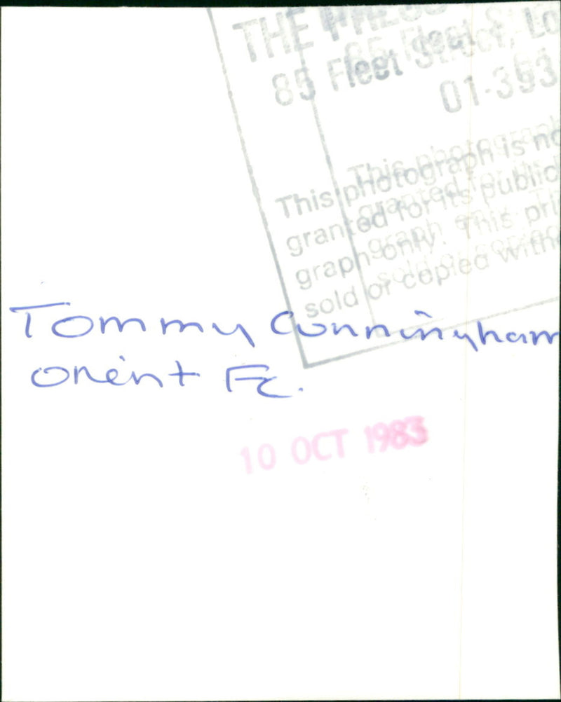Tommy Cunningham - Vintage Photograph