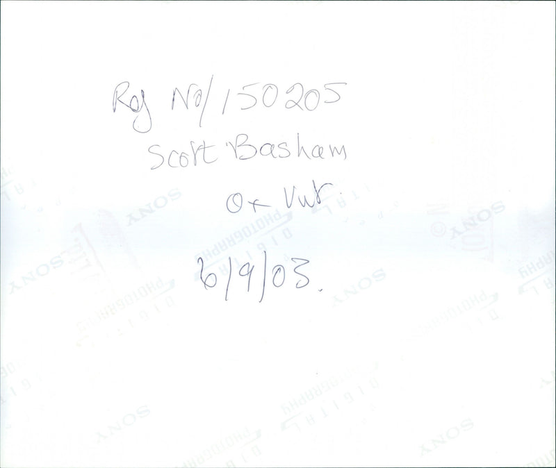Scott Basham - Vintage Photograph