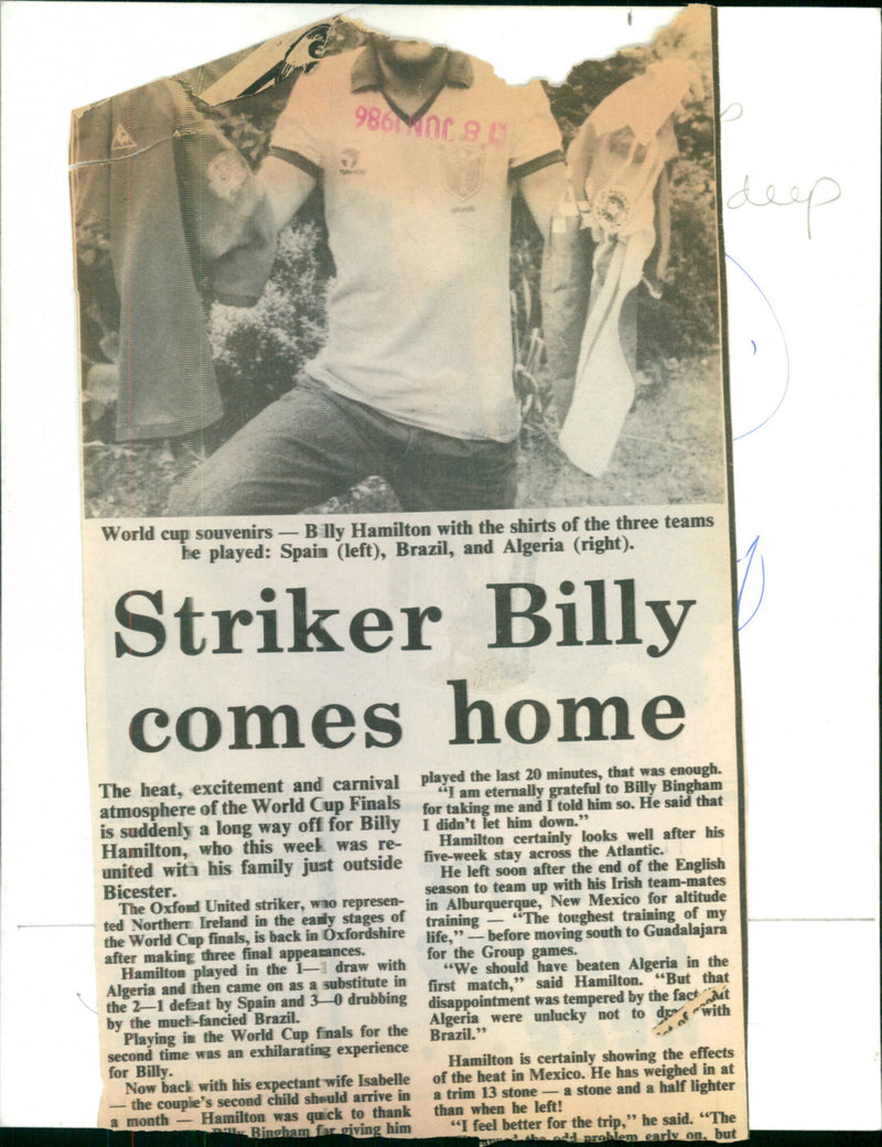 Billy Hamilton - Vintage Photograph
