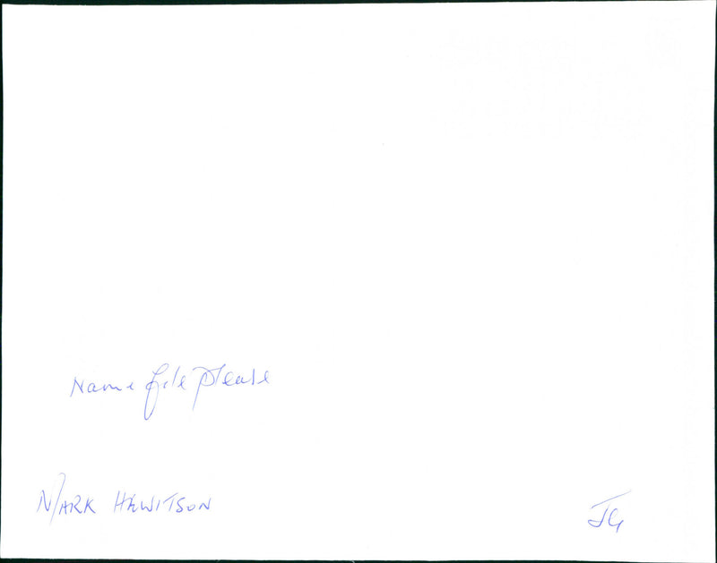 Mark Hewitson - Vintage Photograph
