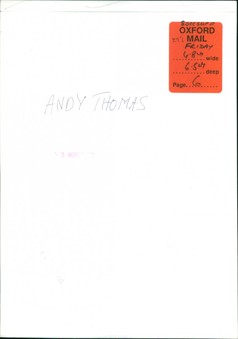 Andy Thomas - Vintage Photograph