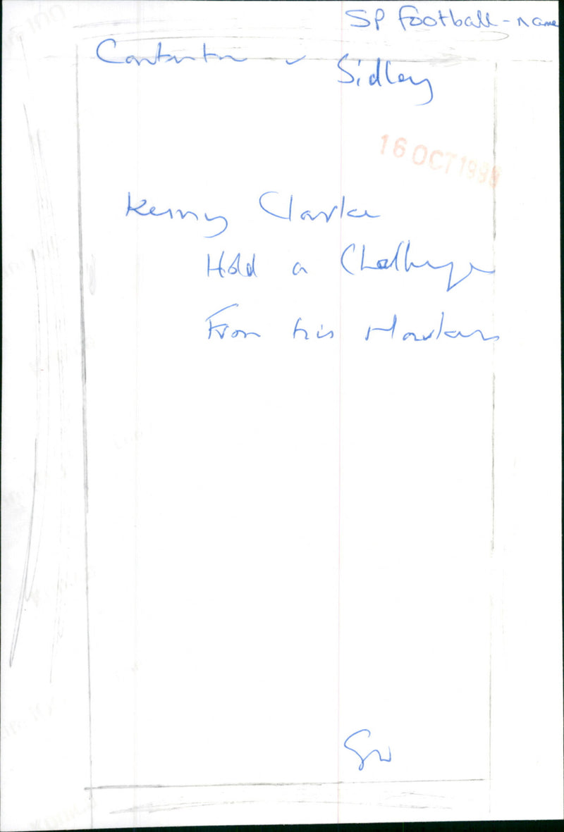 Kenny Clarke - Vintage Photograph
