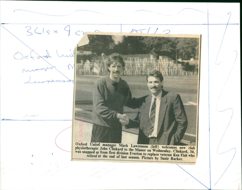 Mark Lawrenson - Vintage Photograph