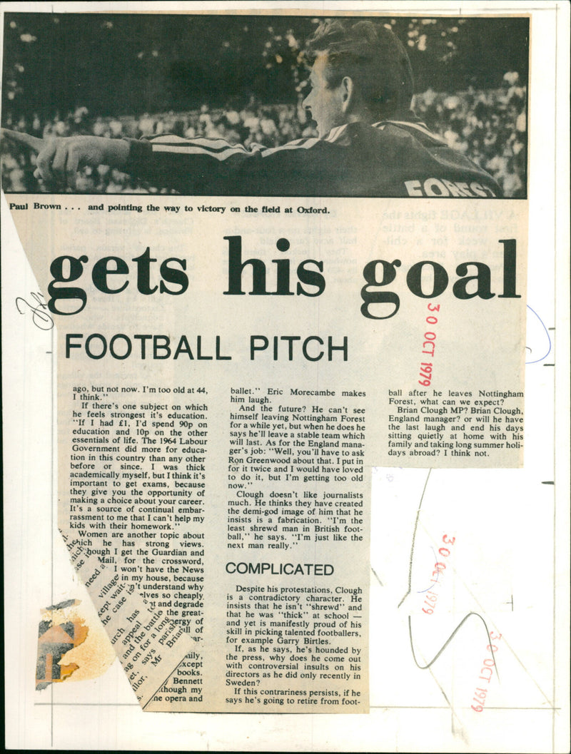 Paul Brown - Vintage Photograph