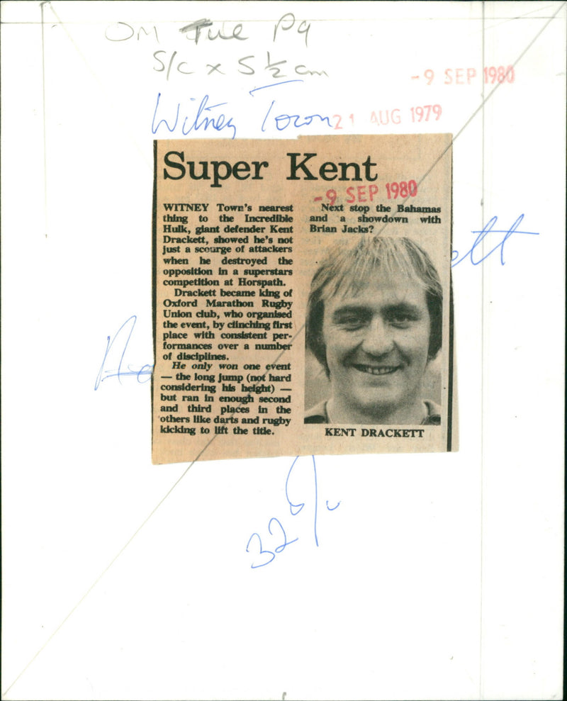 Kent Drackett - Vintage Photograph