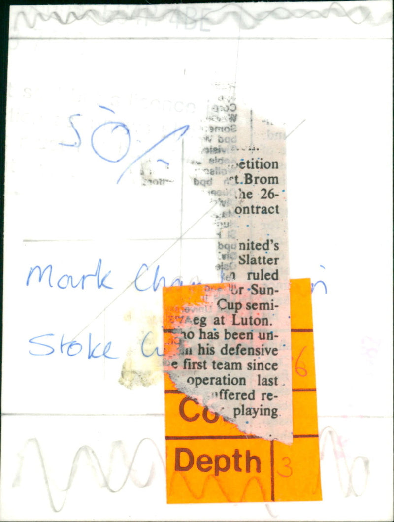 Mark Chamberlain - Vintage Photograph