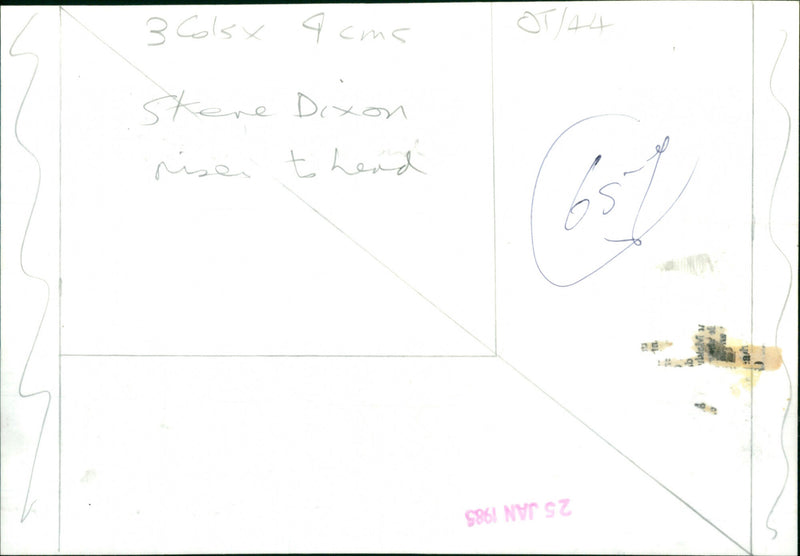 Steve Dixon - Vintage Photograph