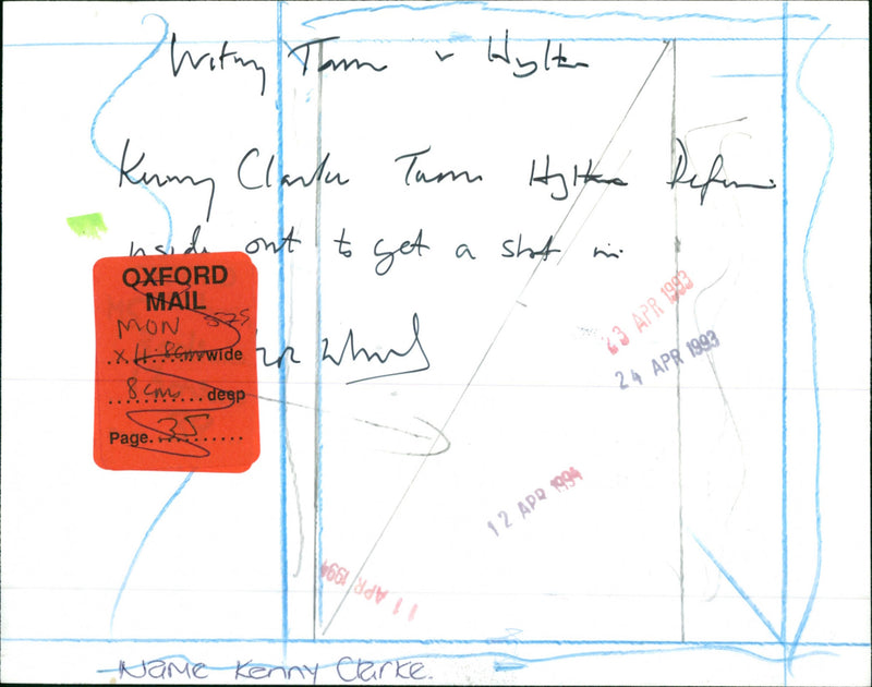 Kenny Clarke - Vintage Photograph