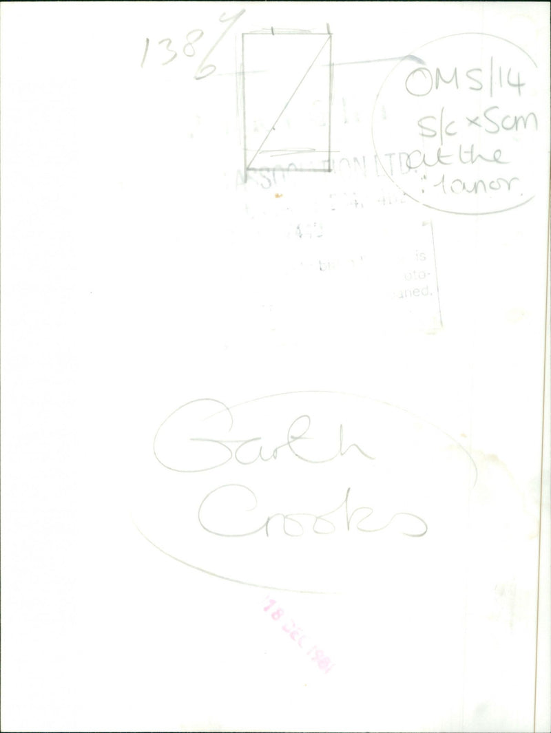 Garth Crooks - Vintage Photograph