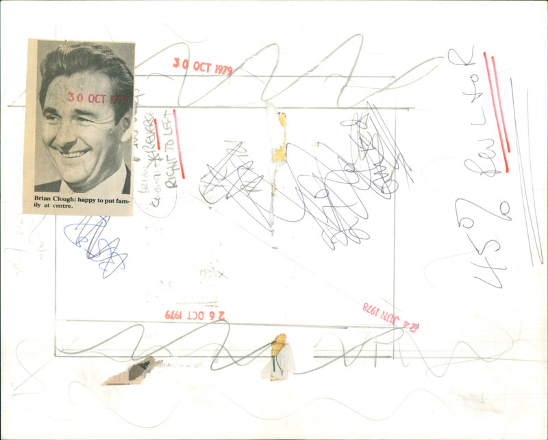 Brian Clough - Vintage Photograph