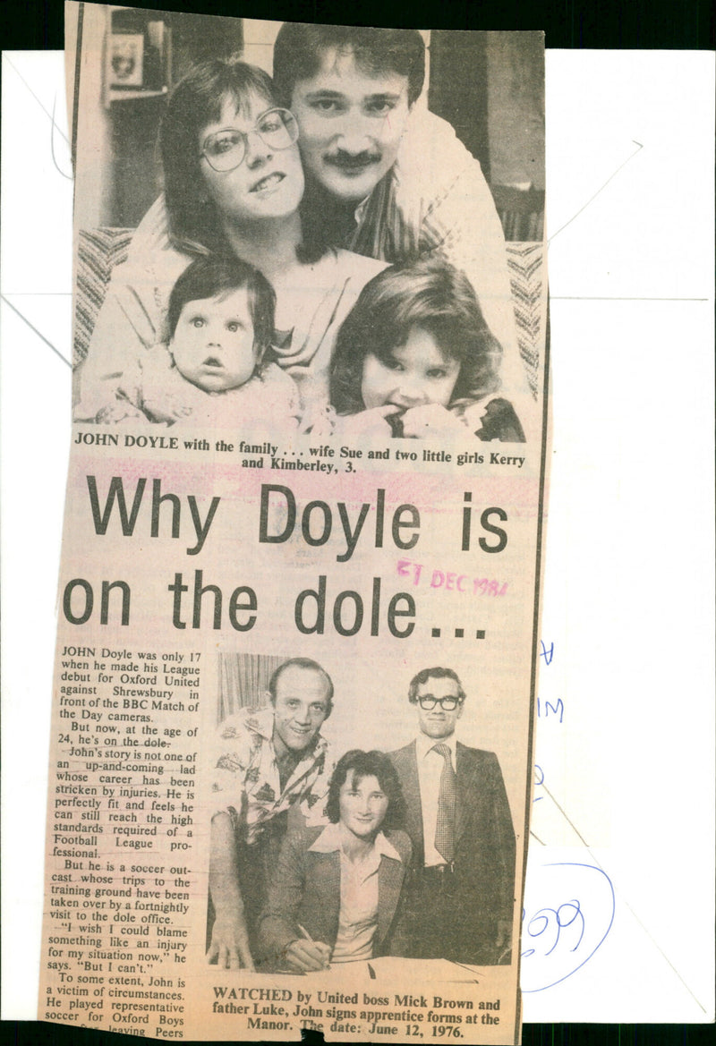 John Doyle - Vintage Photograph