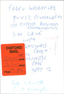 Peter Wherritt - Vintage Photograph