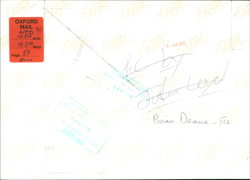 Brian Deane - Vintage Photograph