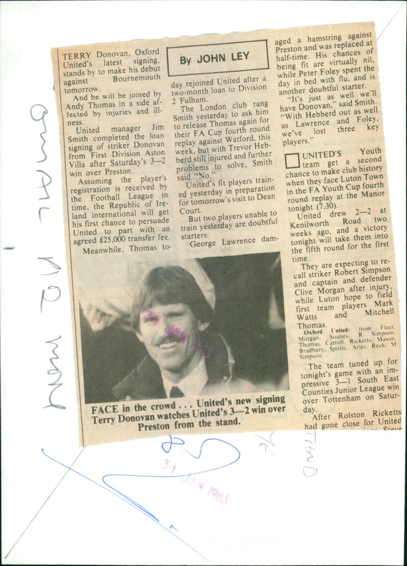 Terry Donovan - Vintage Photograph
