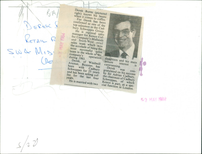 Derek Burns - Vintage Photograph