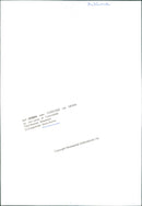 Barry Burns - Vintage Photograph