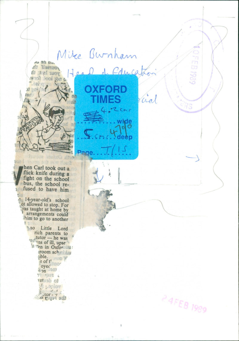 Mike Burnham - Vintage Photograph