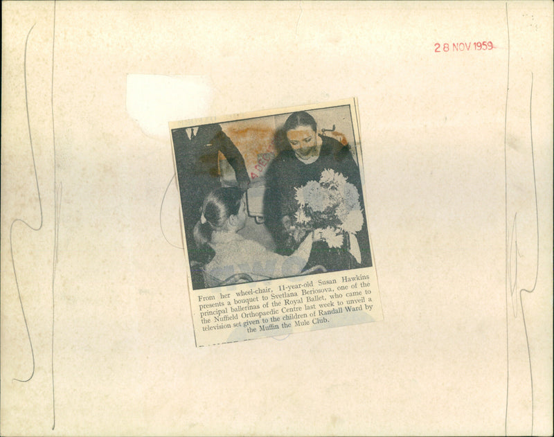 Svetlana Beriosova - Vintage Photograph