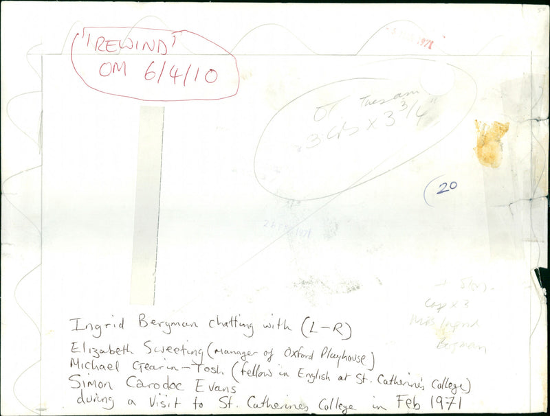 Ingrid Bergman - Vintage Photograph