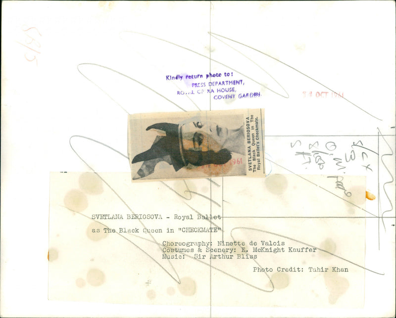 Svetlana Beriosova - Vintage Photograph