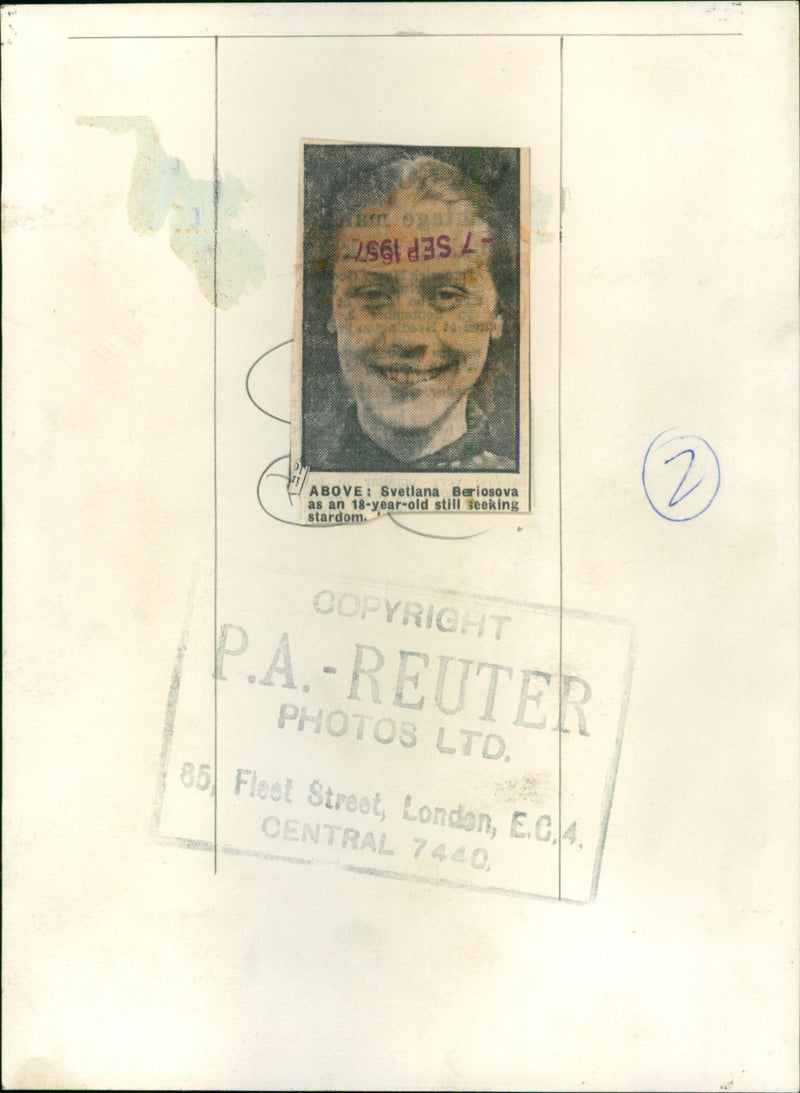 Svetlana Beriosova - Vintage Photograph