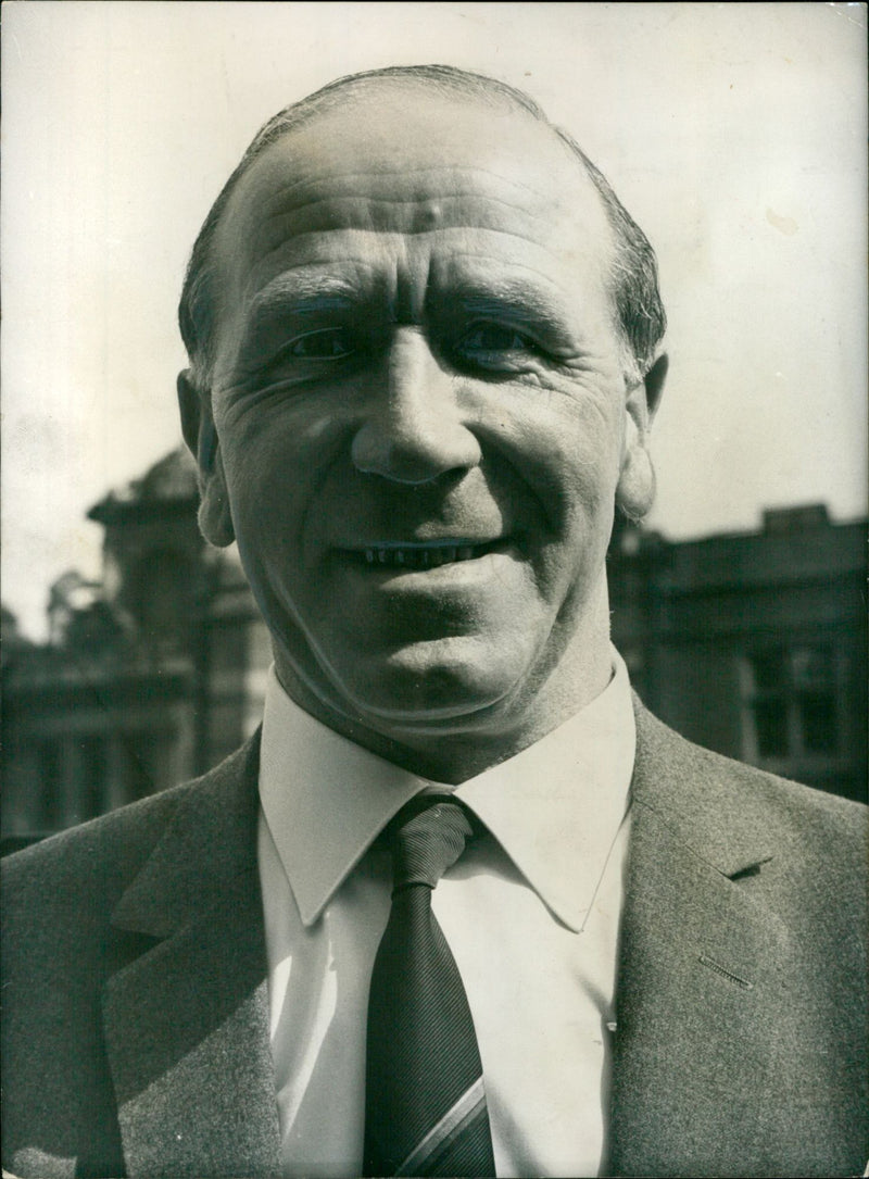 Sir Matt Busby - Vintage Photograph