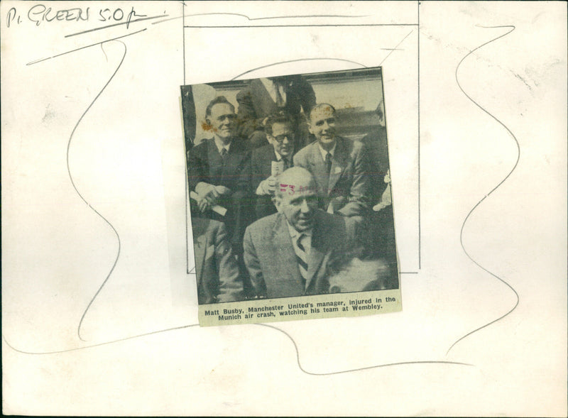 Matt Busby - Vintage Photograph