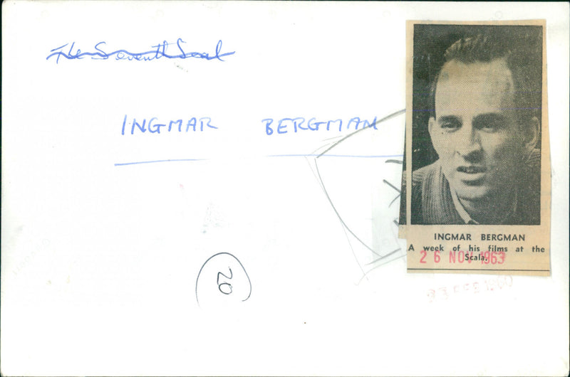 Ingmar Bergman - Vintage Photograph