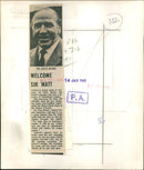 Sir Matt Busby - Vintage Photograph