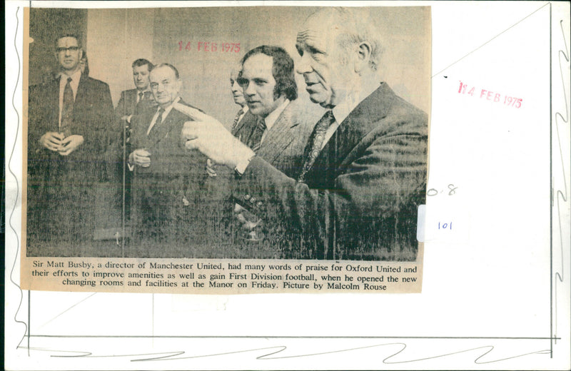 Matt Busby - Vintage Photograph