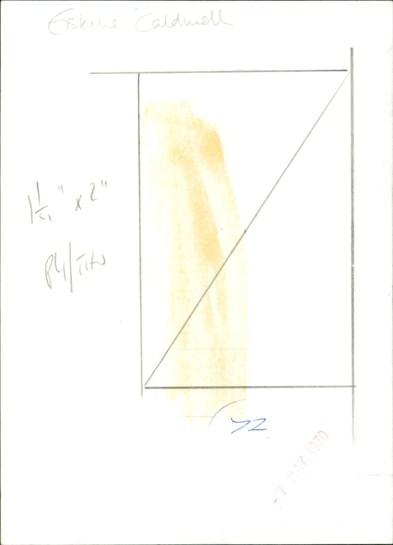 Erskine Caldwell - Vintage Photograph