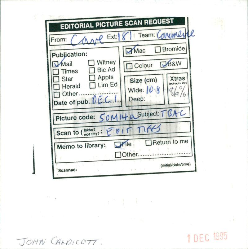 John Candicott - Vintage Photograph