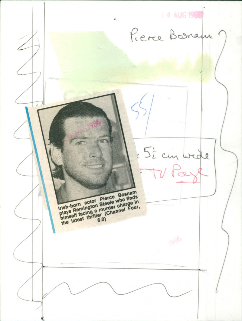 Pierce Bosnam - Vintage Photograph