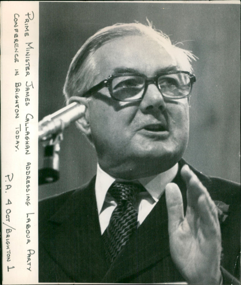 James Callaghan - Vintage Photograph