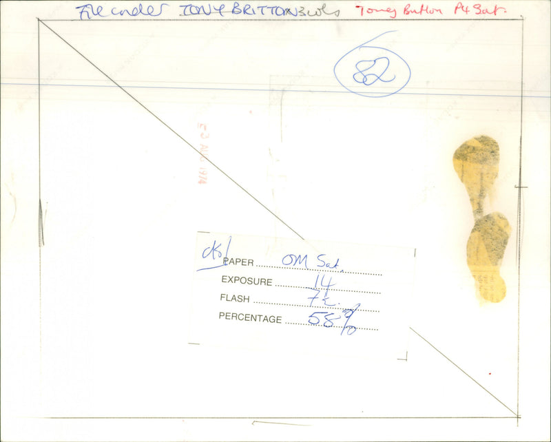 Tony Britton, - Vintage Photograph