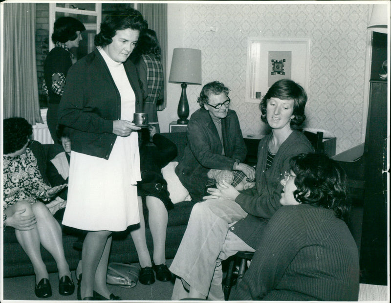 Miss Muriel Burton, Mrs Elizabeth Stanton - Vintage Photograph